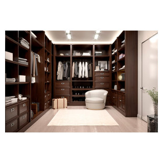 Floor Mounted Closet System - Closet - Miami - by ARTISTIC CLOSETS INC ...