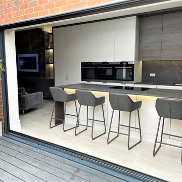Seamless Flow of Furniture Between Cooking Living Entertaining and Outdoors