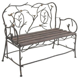 Rustic Outdoor Benches by Brimfield & May