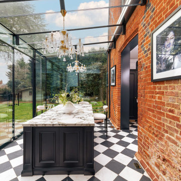 Traditional Moulded In-Frame Beaded Shaker Kitchen