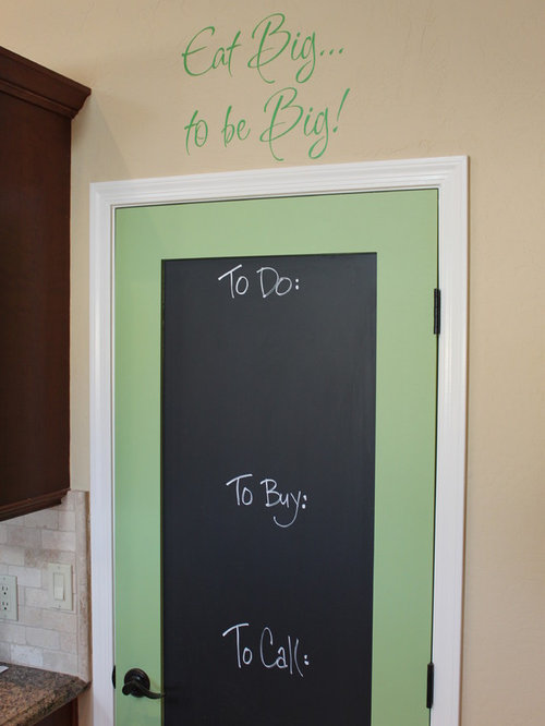 Chalkboard Pantry Door Ideas, Pictures, Remodel and Decor