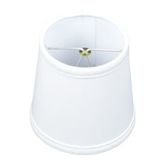 Fenchel Shades 4"x5"x5" Flame Clip Attachment Empire Lamp Shade, Linen Black