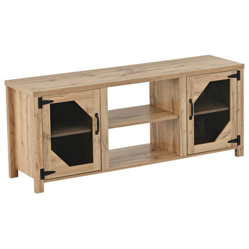 Gewnee TV Stand for 65'' TV with Large Storage Space