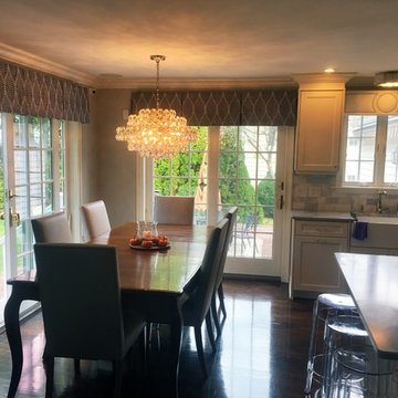 Box pleated valances