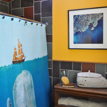 Bold graphic Shower Curtain