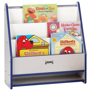 Rainbow Accents Toddler Pick-a-Book Stand - Blue