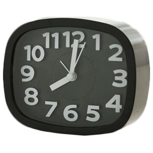 Folding Alarm Clock White Contemporary Alarm Clocks By Natico Houzz