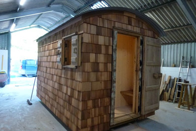 Building a garden sauna