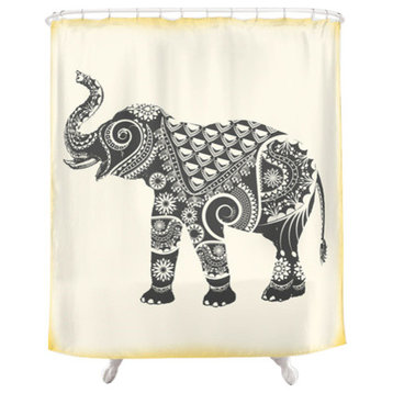Ornate Elephant Shower Curtain