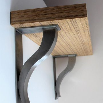 Bar brackets, counter top support brackets, Granite overhang support