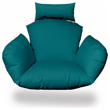 Primo Teal Indoor Outdoor Replacement Cushion for Egg Chair