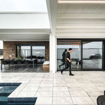 Villa in stile chalet moderno