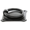 Black Iron Mission Ring Cabinet Pulls Drop Style 2" Rust Resistant Pack of 12