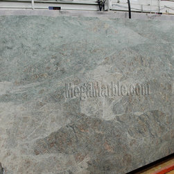 Caribbean Green Granite Slab - Kitchen Countertops