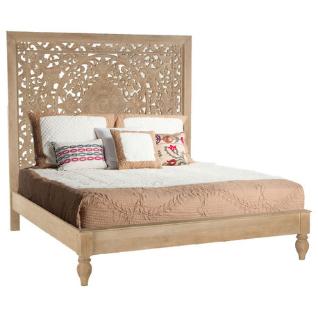 Haveli Mango Wood King Bed