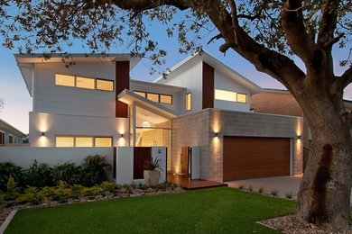 This is an example of a contemporary exterior in Central Coast.