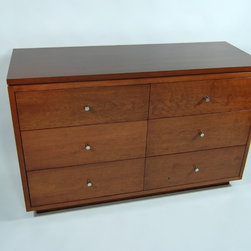 Contemporary Cherry Bedroom Set - AspenAG - Bedroom Furniture Sets