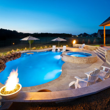 Custom Freeform Pool: Memories Made at The pool Last A Lifetime (Pugh)