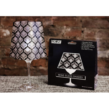 Modgy Wine Glass Shade, LeLe, 4-Pack