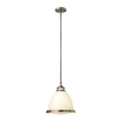 Hinkley - Hinkley 3124PL-GU24 Amelia Pendant in Polished Antique Nickel - Pendant Lighting