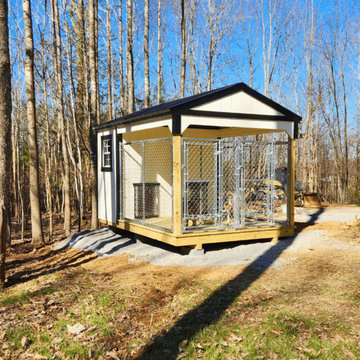 8×12 Prefab Dog Kennel delivered
