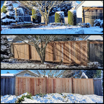 Fence Projects In The Snow