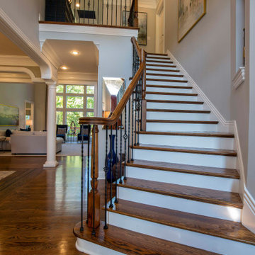 Before & After 2019: A Foyer and Staircase Overlook