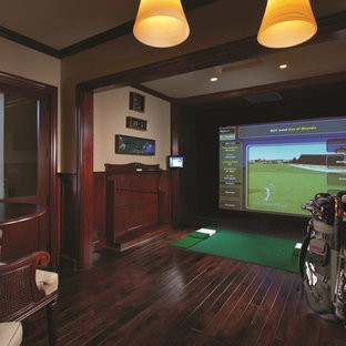 Inspiration for a world-inspired home cinema in Hawaii.