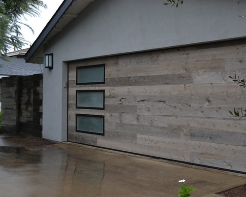 Custom Made Reclaimed Barn Wood Garage Door In A Rustic Style Custom Made Reclaimed Barn Wood Garage Door In A Rustic Style