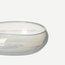 Handmade Handblown Glass Salad Bowl by Michael Ruh, Alabaster
