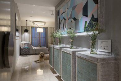 Entrance and a glimpse into the living space