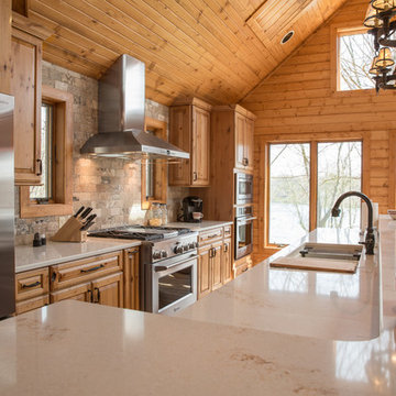 Rustic Modern Lake Retreat - Kitchen