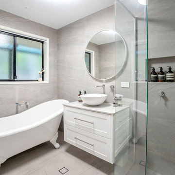 Classical Timeless Bathroom Design by Intrend Bathroom and Interiors