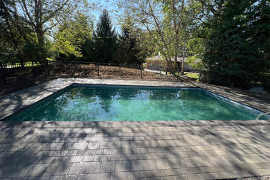 Inspiration for a pool remodel in Cleveland