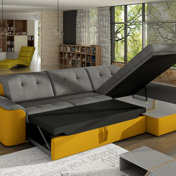 European sectional sleeper sofa CALAVA MINI