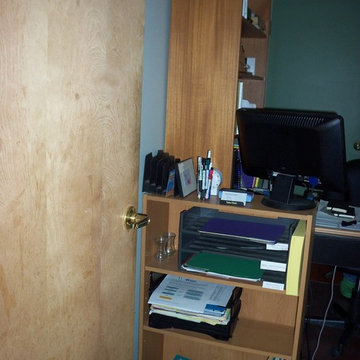 Office makeover, before and afters