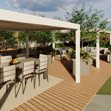 Progettazione terrazzo a Milano