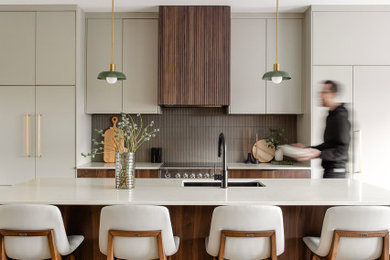 Example of a danish kitchen design in Vancouver