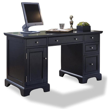 Classic Desk, Rectangular Top With Pull Out Keyboard Tray & Plenty Storage Space