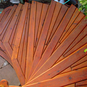 Spiral Exterior Stairway