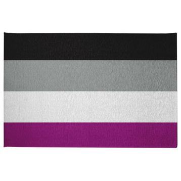Asexual Chenille Rug, Asexual, 2'x3'