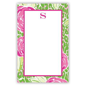Notepad Mia Pink Single Initial, Letter F