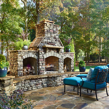 Canyon Stone's Southern Ledge Stone Veneer Fireplaces