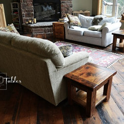 Reclaimed Wood End Tables - Products