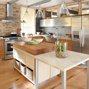 Transitional Kitchens with Corian Countertops