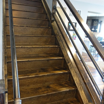 Custom Made Maple Stair Case