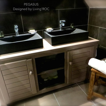 OUR CLIENTS' INSTALLATION WITH OUR TRENDY NATURAL STONE PRODUCTS