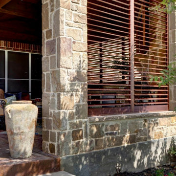 "Outdoor Patio Living" Plantation Shutter applications