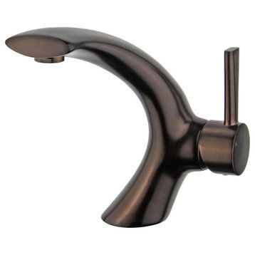Bilbao Single Handle Bathroom Vanity Faucet, Oil Rubbed Bronze