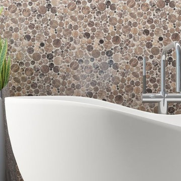 Tile floors and walls